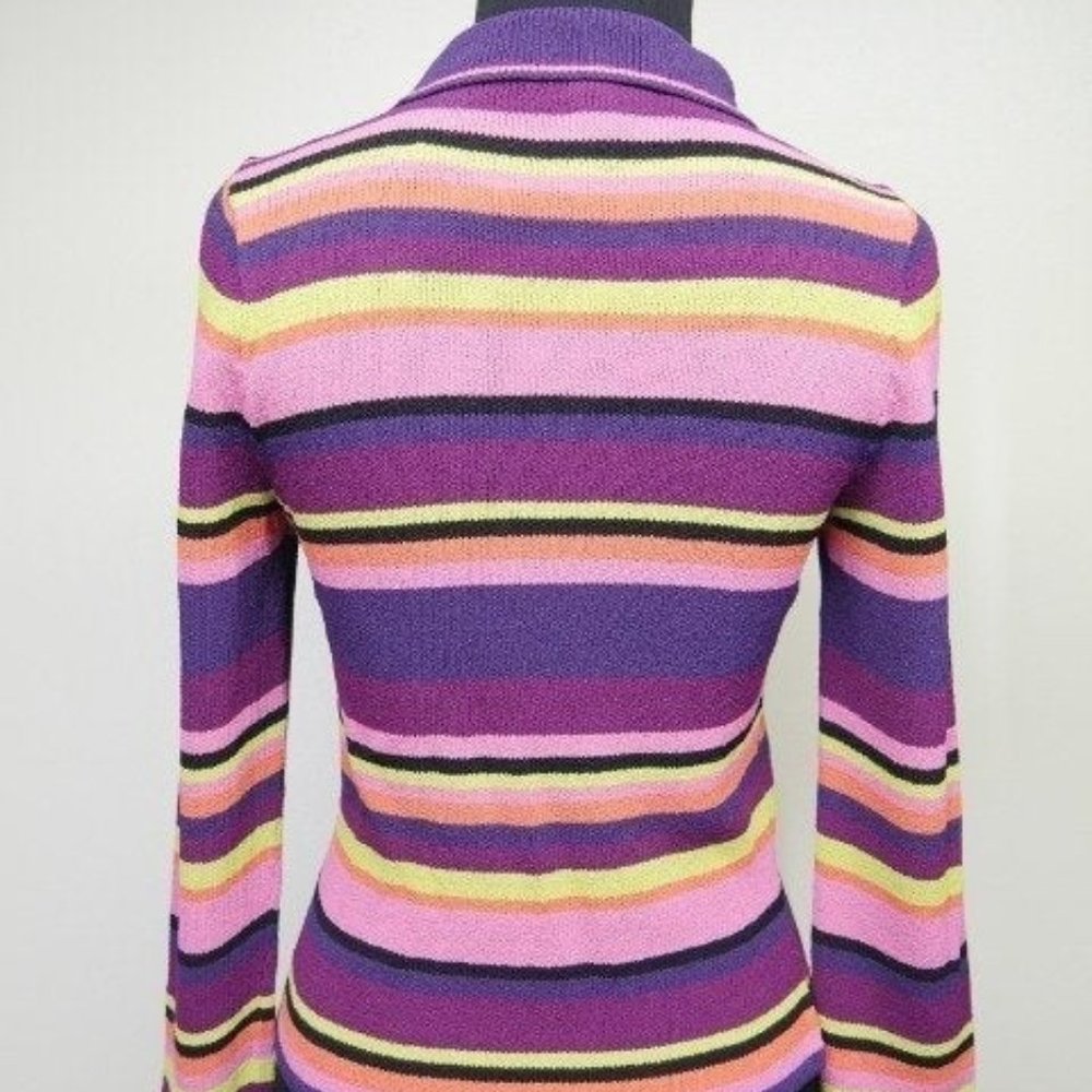 Ball of Cotton Handloomed Striped Sweater S - Picture 5 of 6